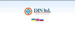 Desktop Screenshot of dinltd.com